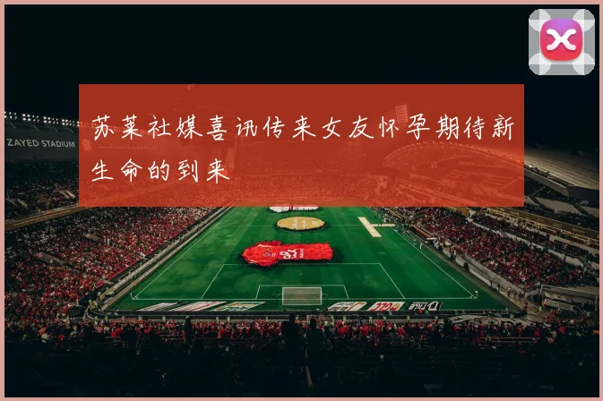 苏莱社媒喜讯传来女友怀孕期待新生命的到来